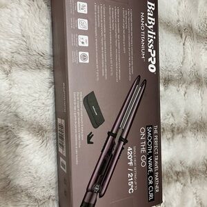 Titanium Nano Hair Straightener in Black and Silver
